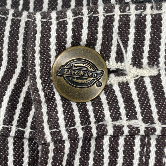 DICKIES Pants 28x32 Garyville Hickory Railroad Stripe Trouser Carpenter Cotton - Picture 9 of 15